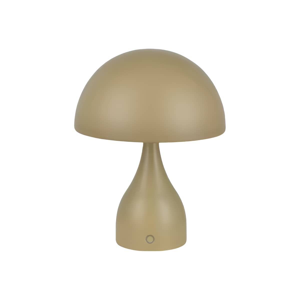 Art Deco Rechargeable Metal Mushroom Table Lamp
