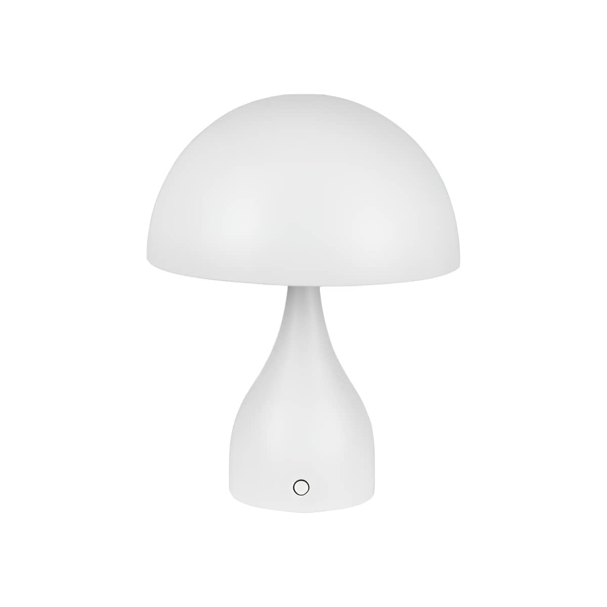 Art Deco Rechargeable Metal Mushroom Table Lamp