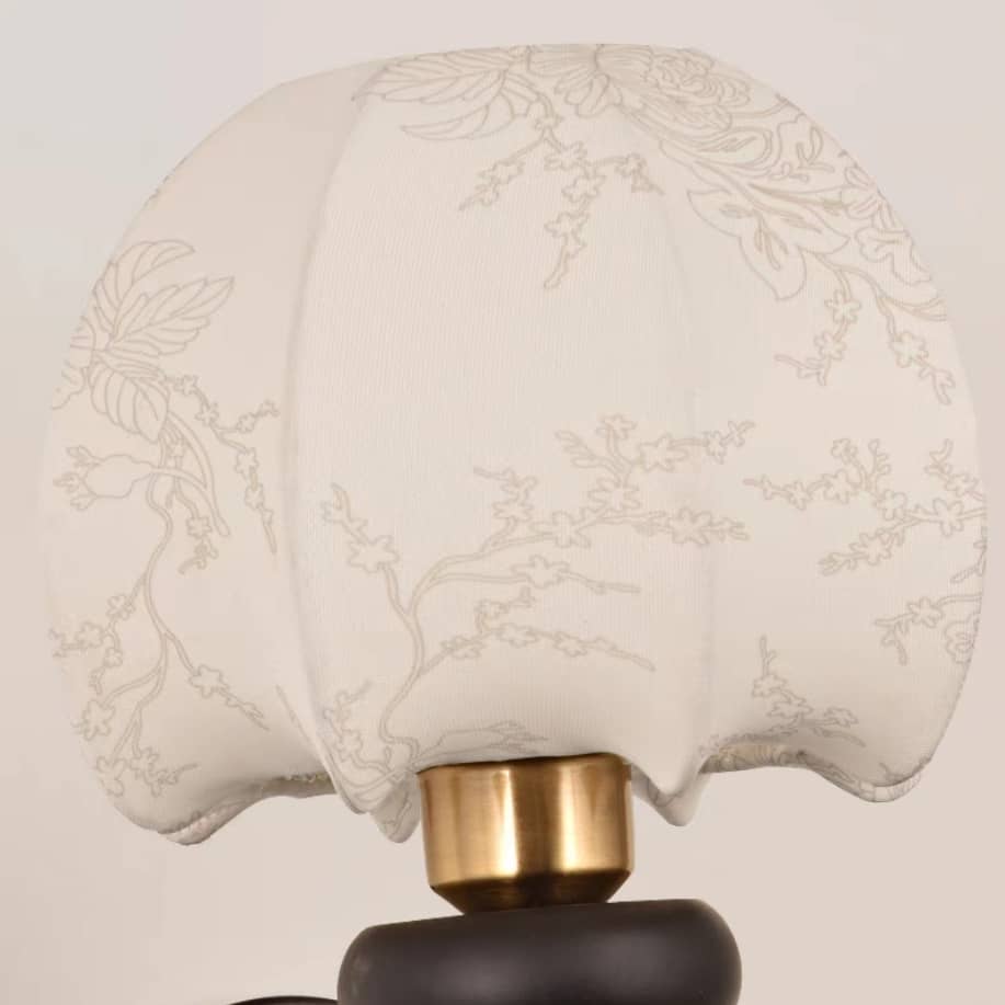 Art Nouveau Cloth Vintage Lantern Wall Sconce