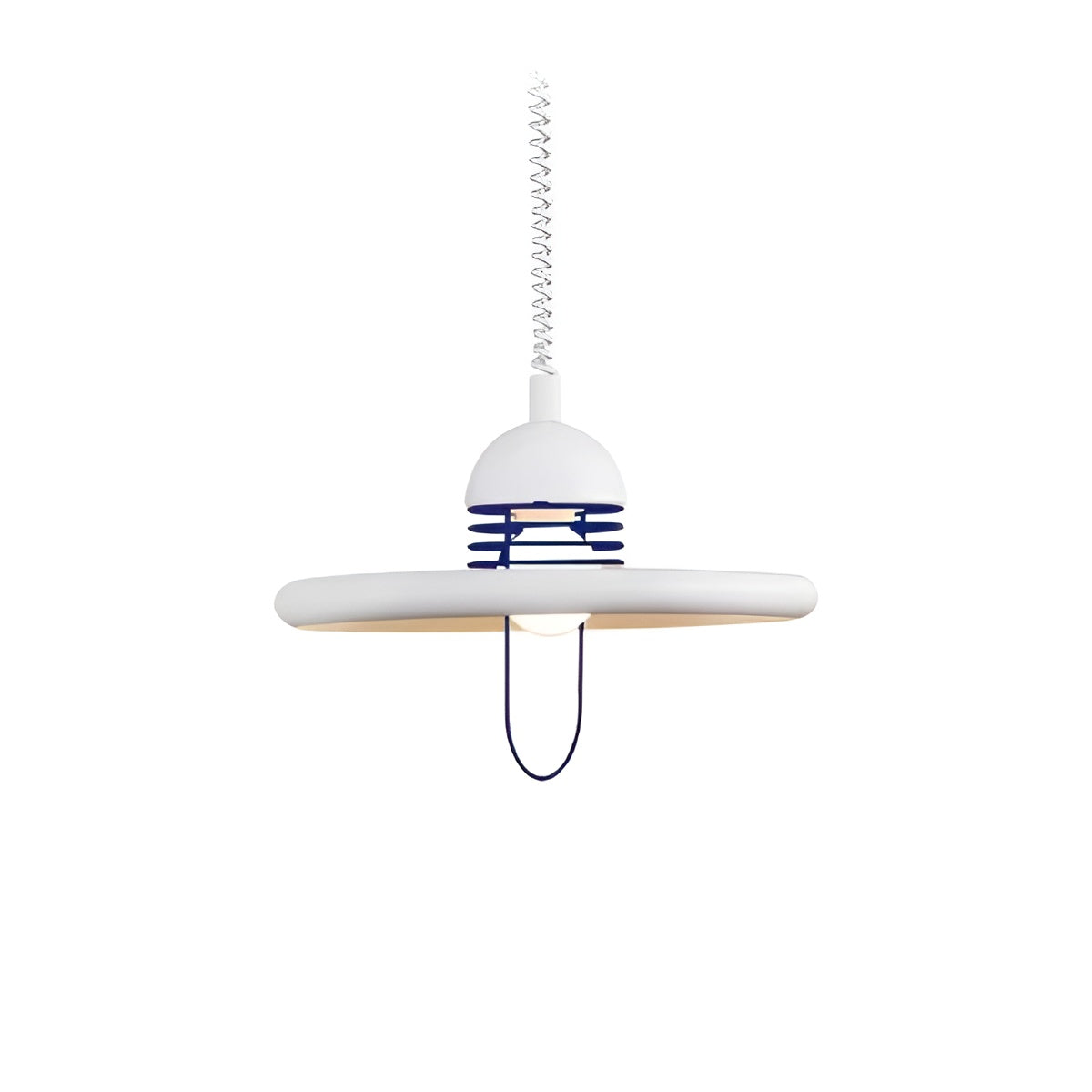Bauhaus UFO Style Height Adjustable Pendant Light