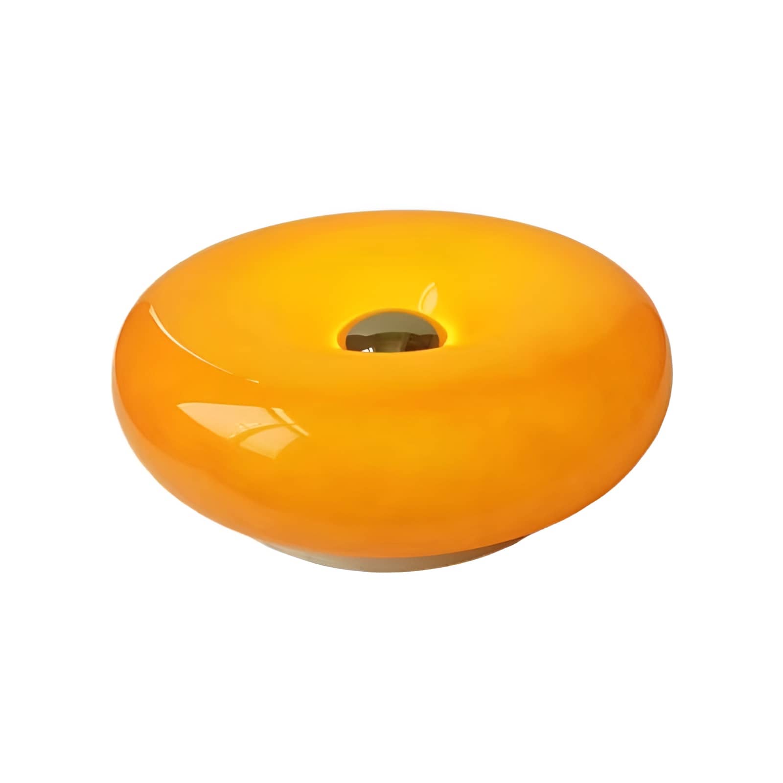 Italian Decorative Bauhaus Donut Glass Table Lamp