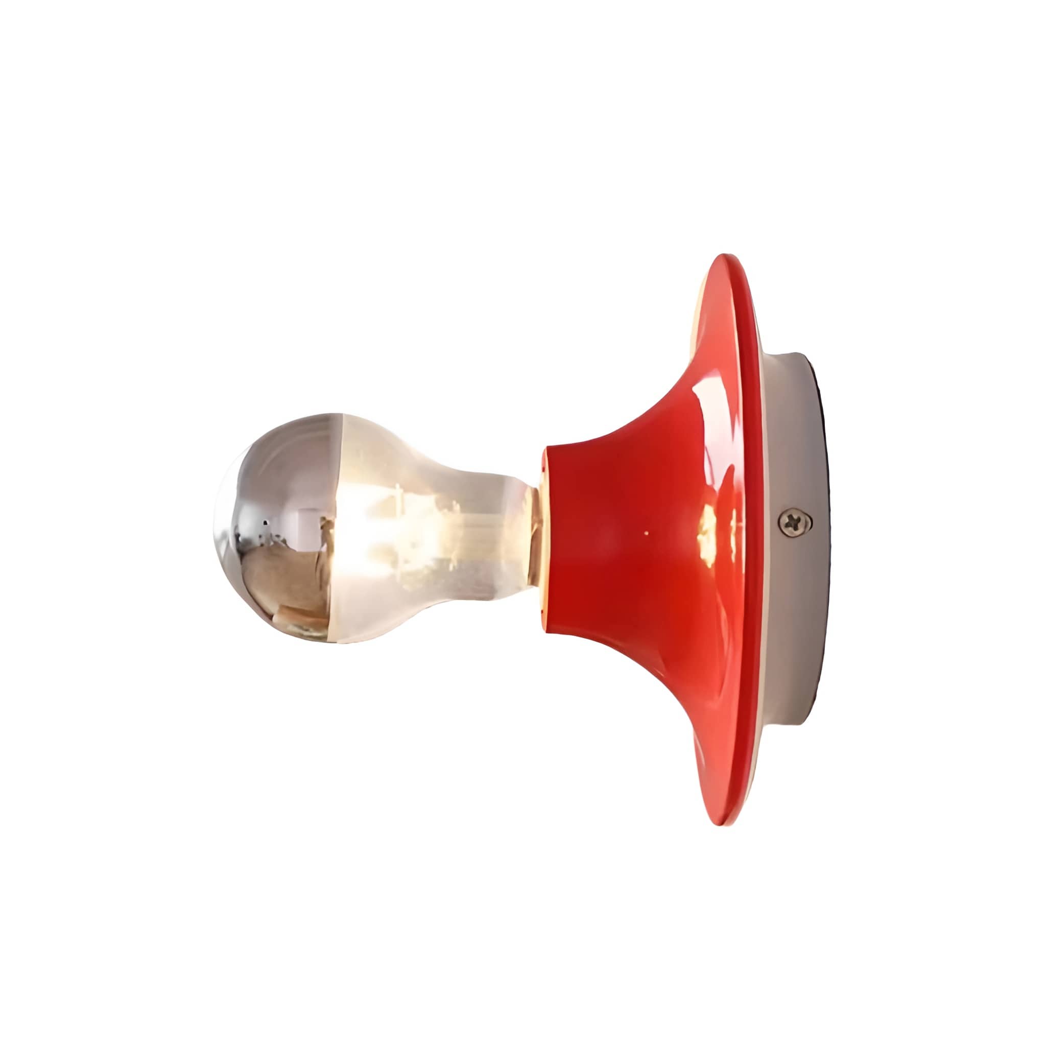 Bauhaus Industrial Small Dish Wall Light
