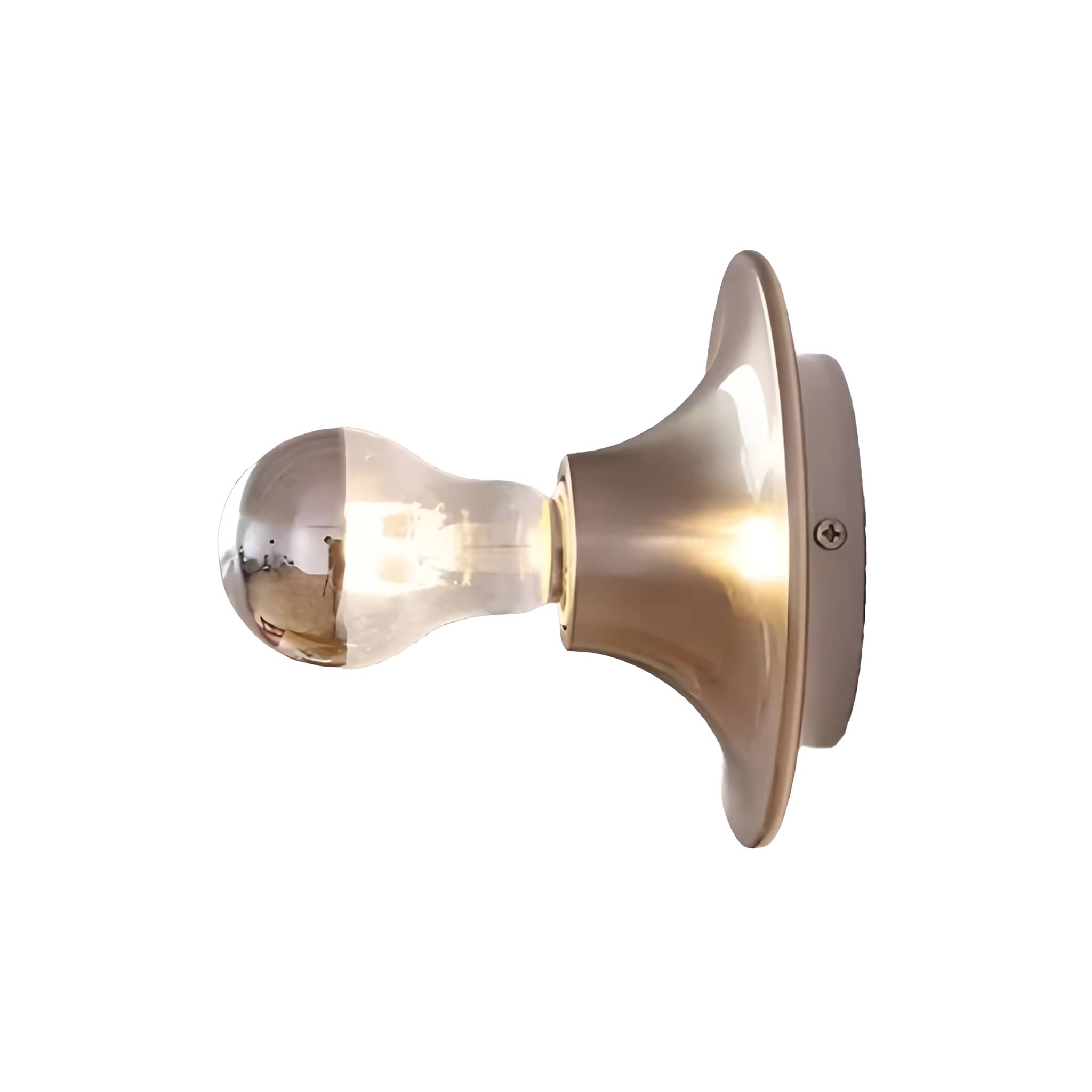 Bauhaus Industrial Small Dish Wall Light