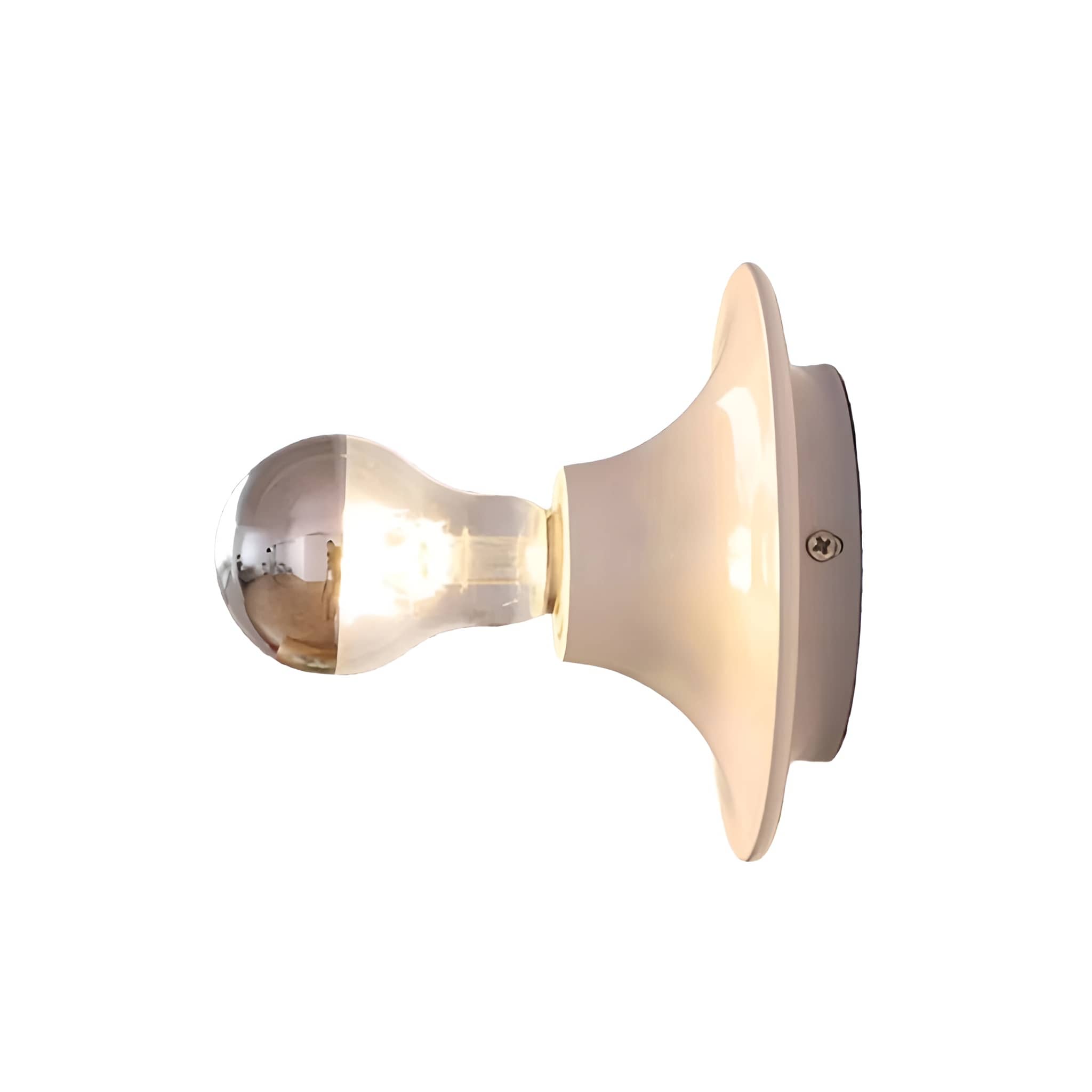 Bauhaus Industrial Small Dish Wall Light
