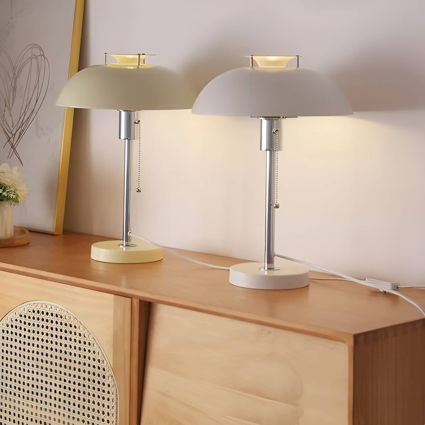 Bauhaus Industrial UFO Metal Table Lamp