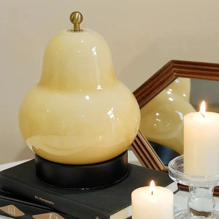 Bauhaus Pear Rechargeable Modern Glass Table Lamp
