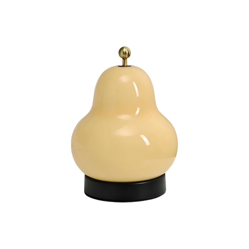 Bauhaus Pear Rechargeable Modern Glass Table Lamp