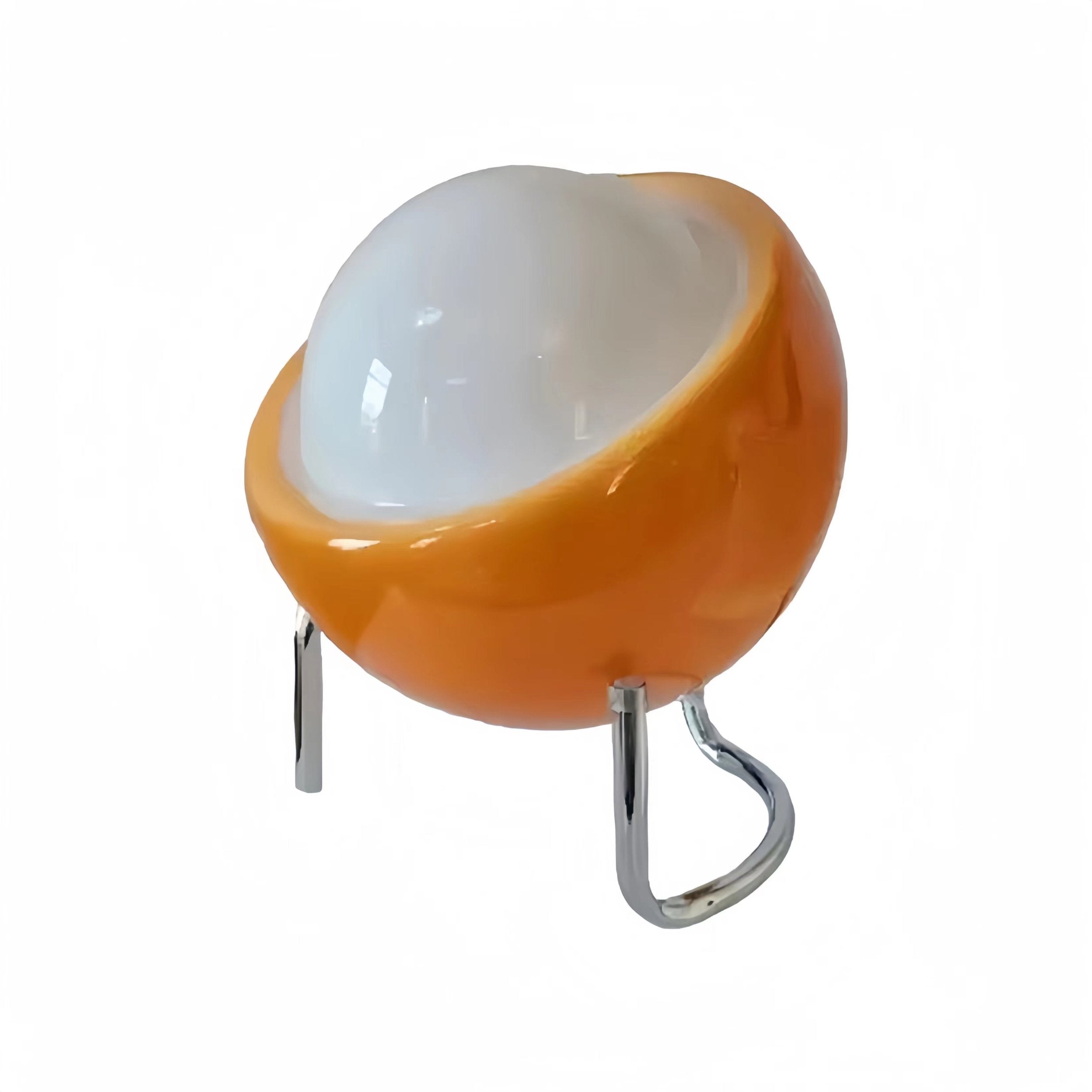 Bauhaus Glass Planet Orange Table Lamp