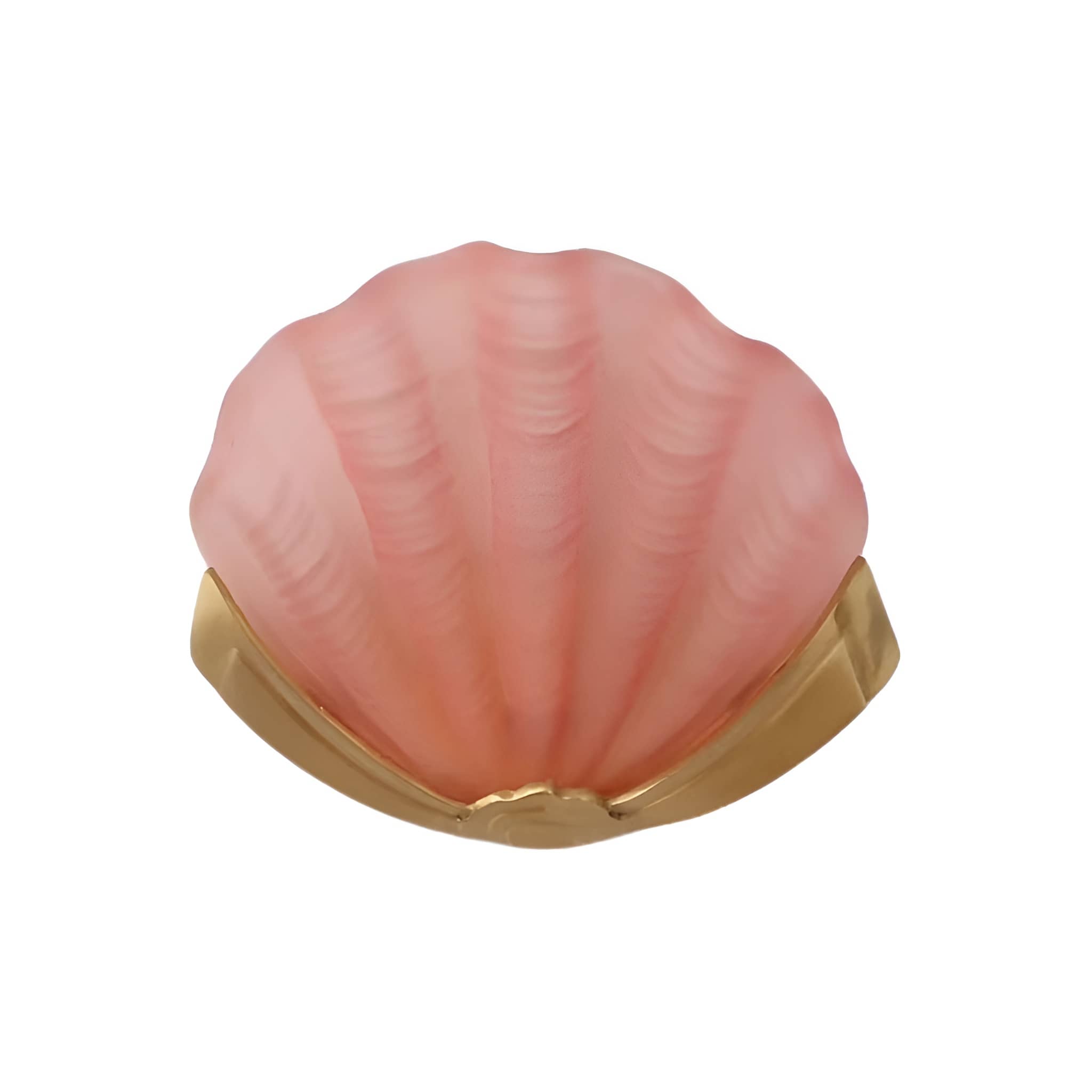 Luxury Brass Glass Shell Wall Light