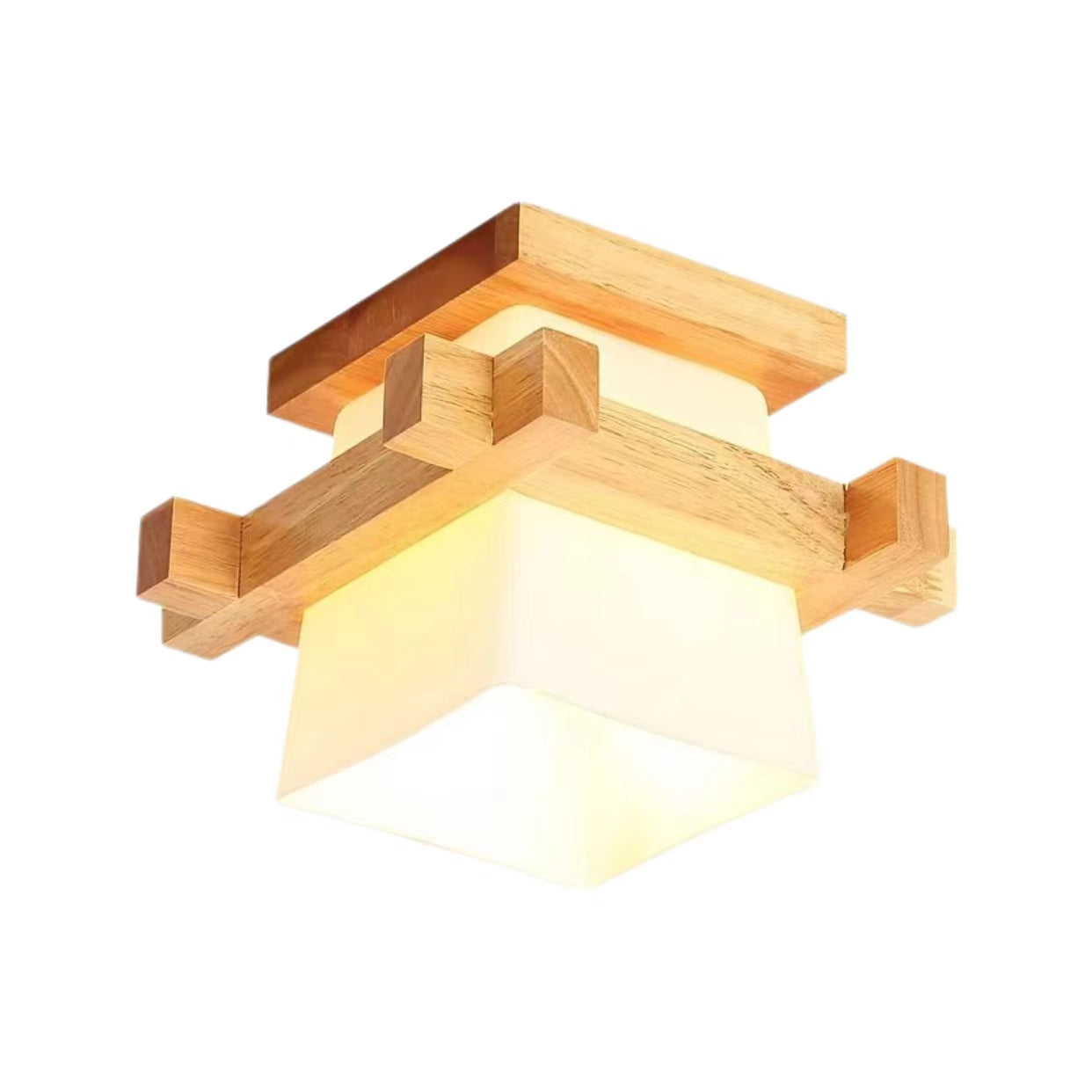 Creative Japanese Style Wooden Ceiling Light