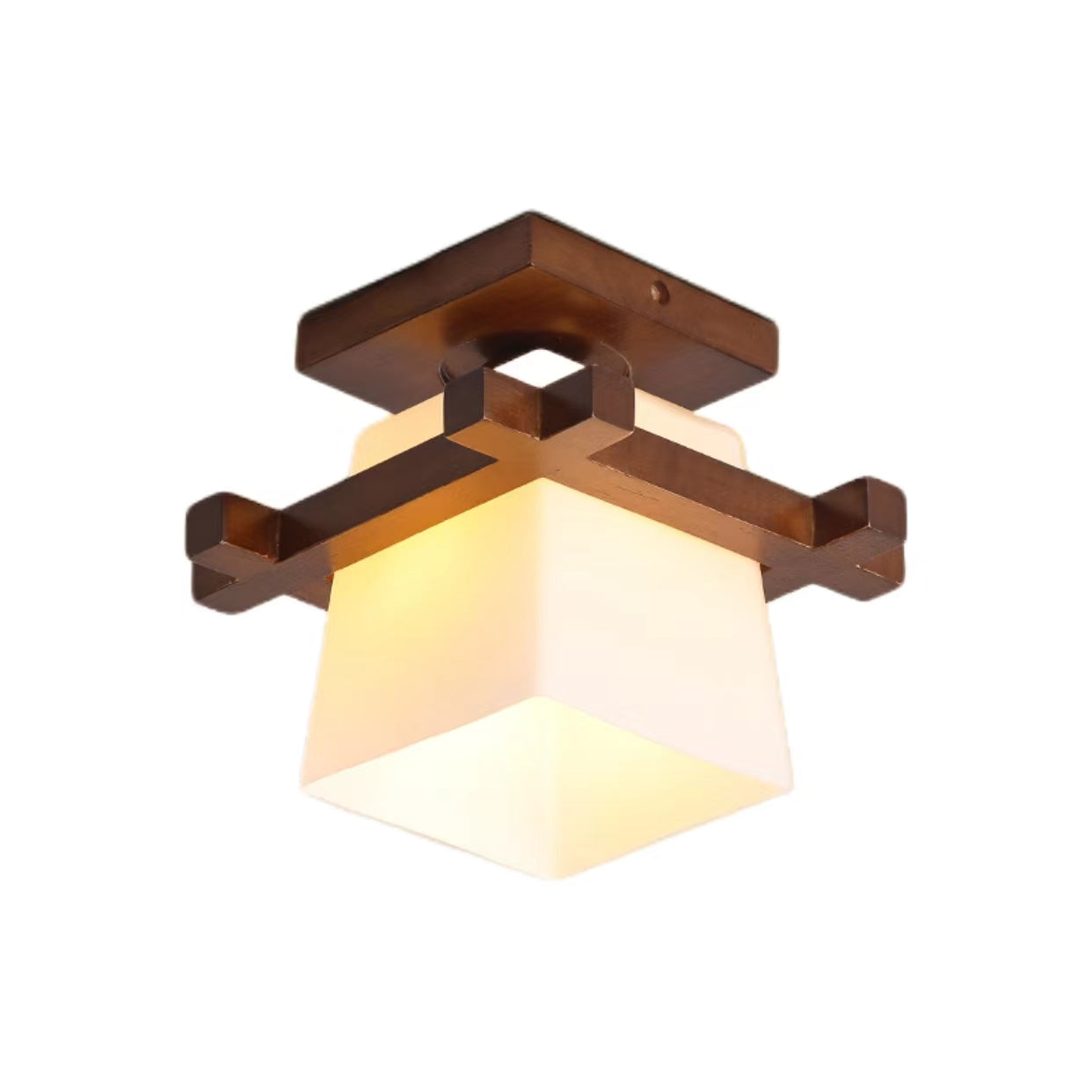 Creative Japanese Style Wooden Ceiling Light