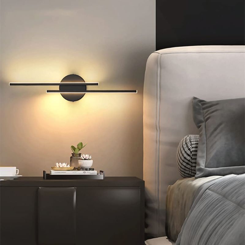 Creative Modern Luxury Double Straight Line Wall Light