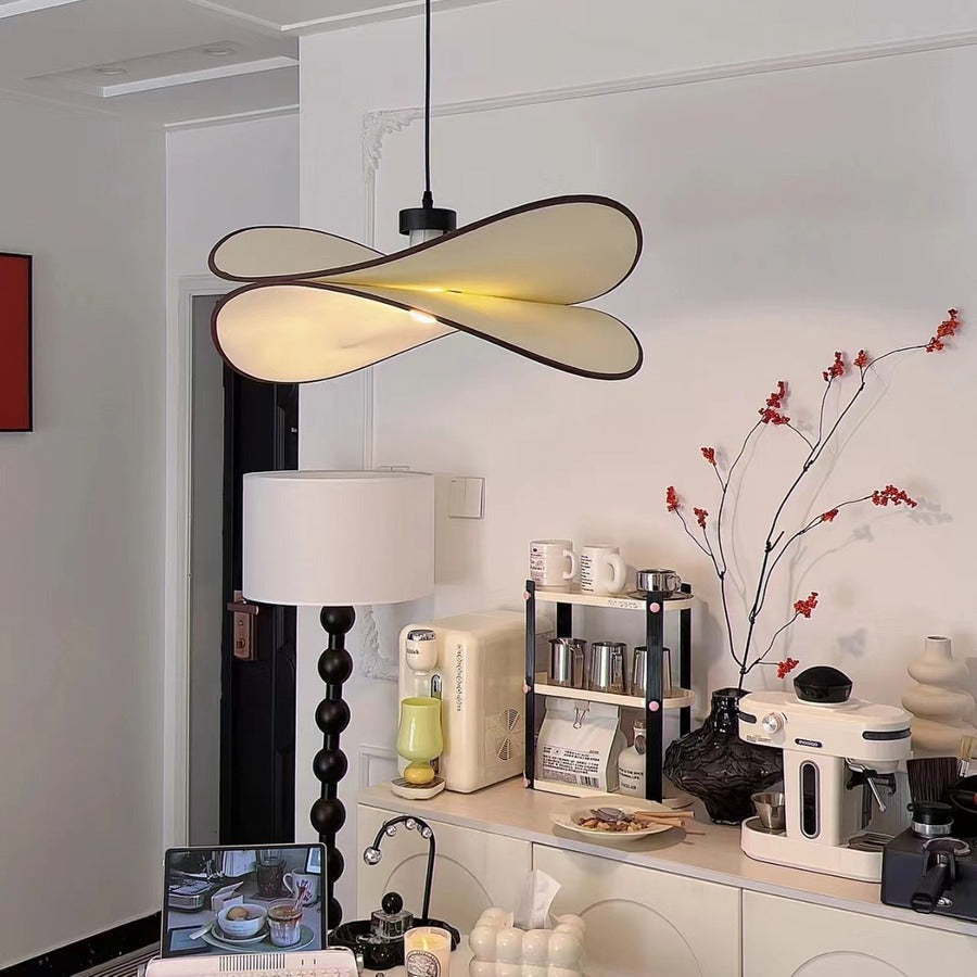 Suspension en tissu beige de style créatif