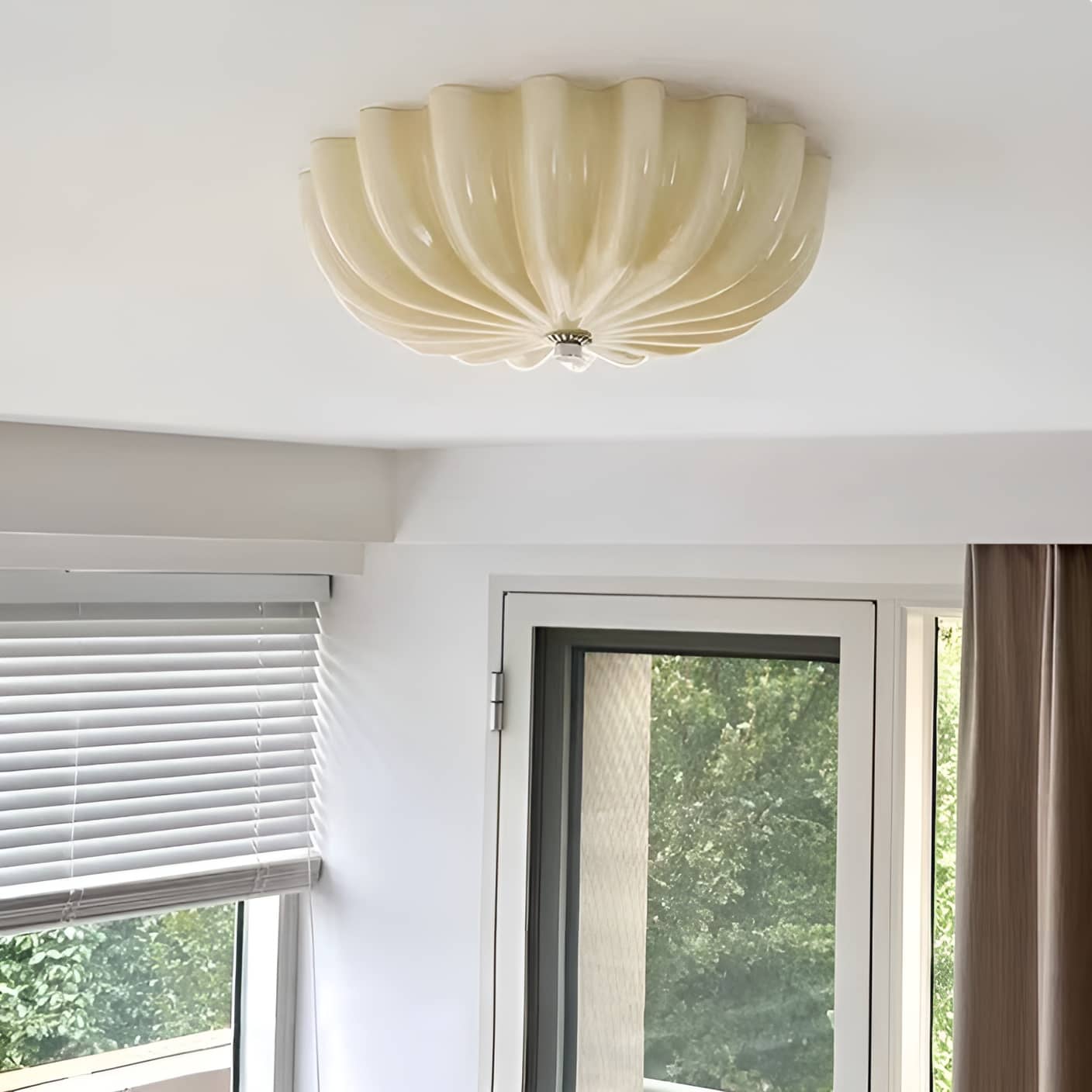 Italian Style Murano Retro Glass Ceiling Light