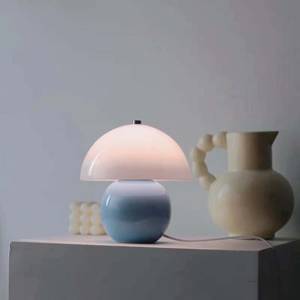 Italian Style Cream Ceramic Table Lamp