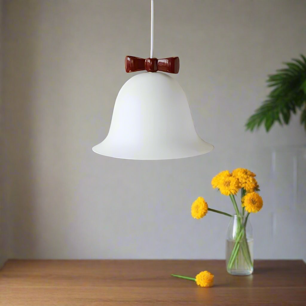French Style Iron Bell Shaped Pendant Light