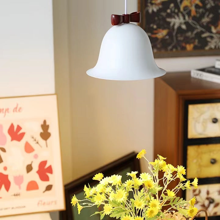 French Style Iron Bell Shaped Pendant Light