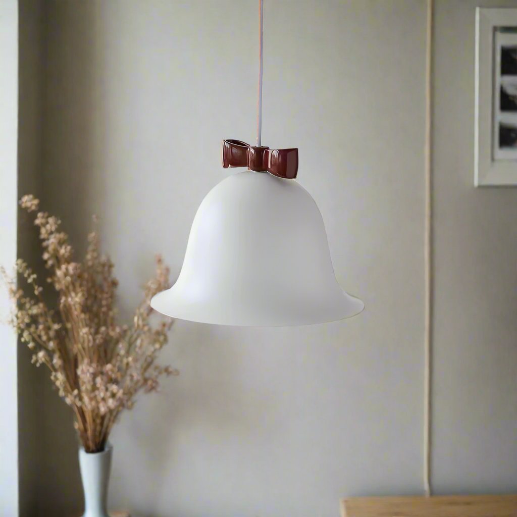 French Style Iron Bell Shaped Pendant Light