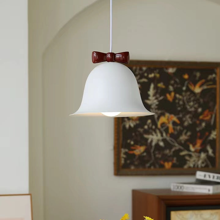 French Style Iron Bell Shaped Pendant Light