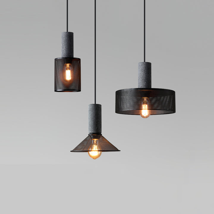 Industrial Style American Retro Cement Pendant Light