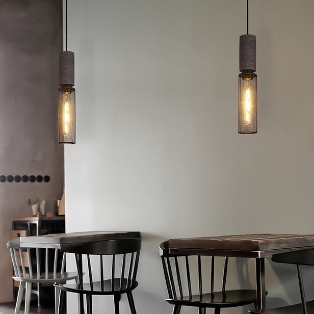 Industrial Style American Retro Cement Pendant Light