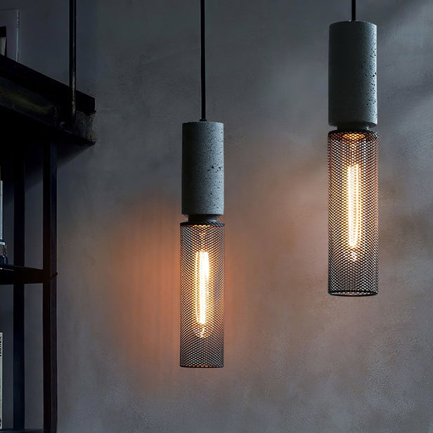 Industrial Style American Retro Cement Pendant Light