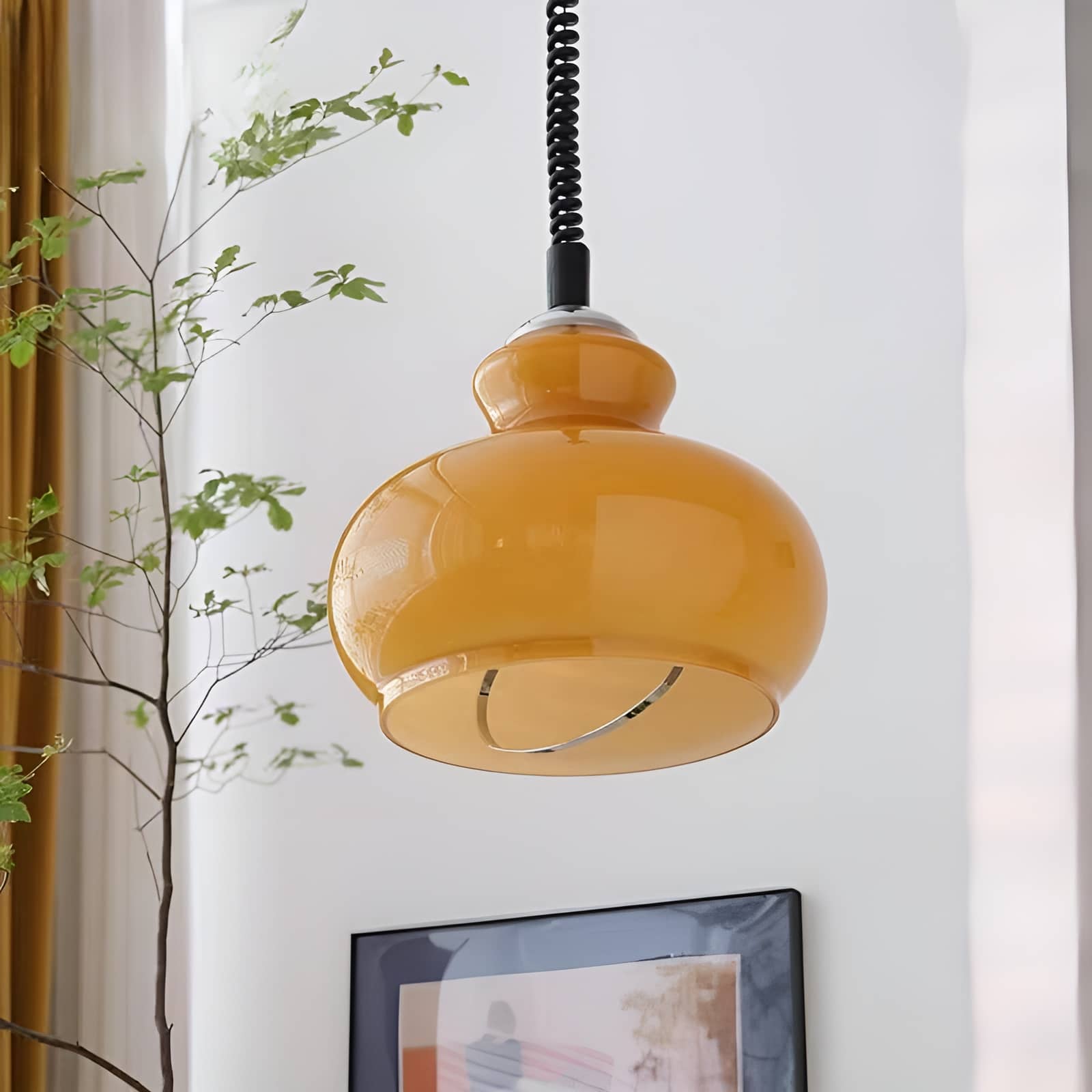 Italian Retro Bell Bauhaus Pendant Light