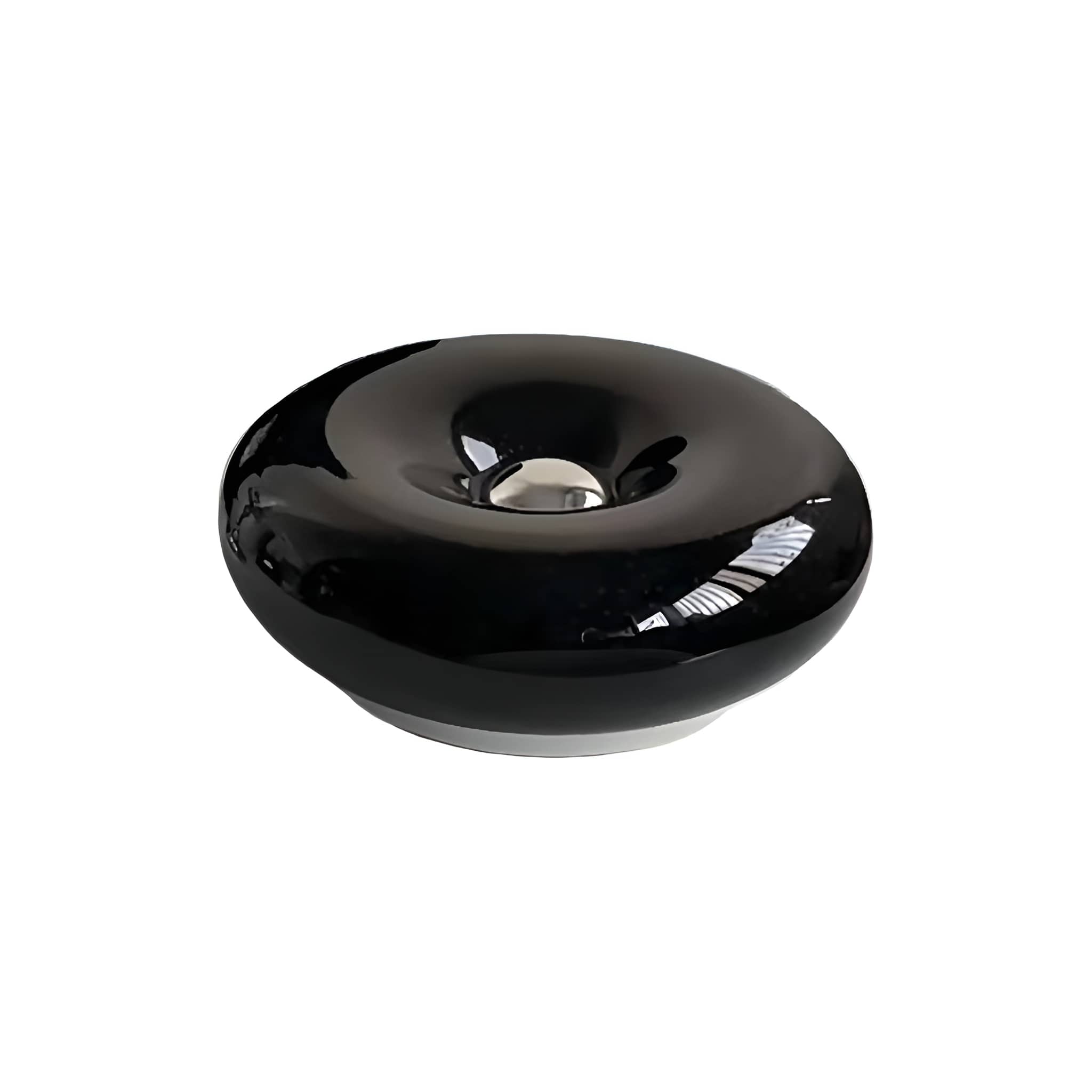 Italian Decorative Bauhaus Donut Glass Table Lamp
