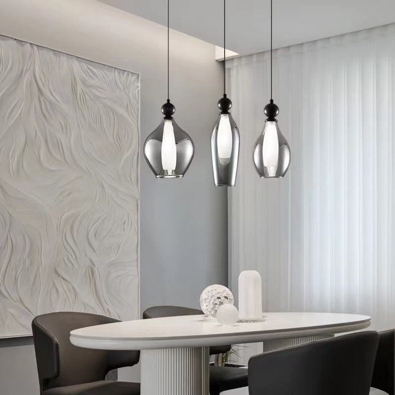 Italian Design Smoke Grey Pendant Light