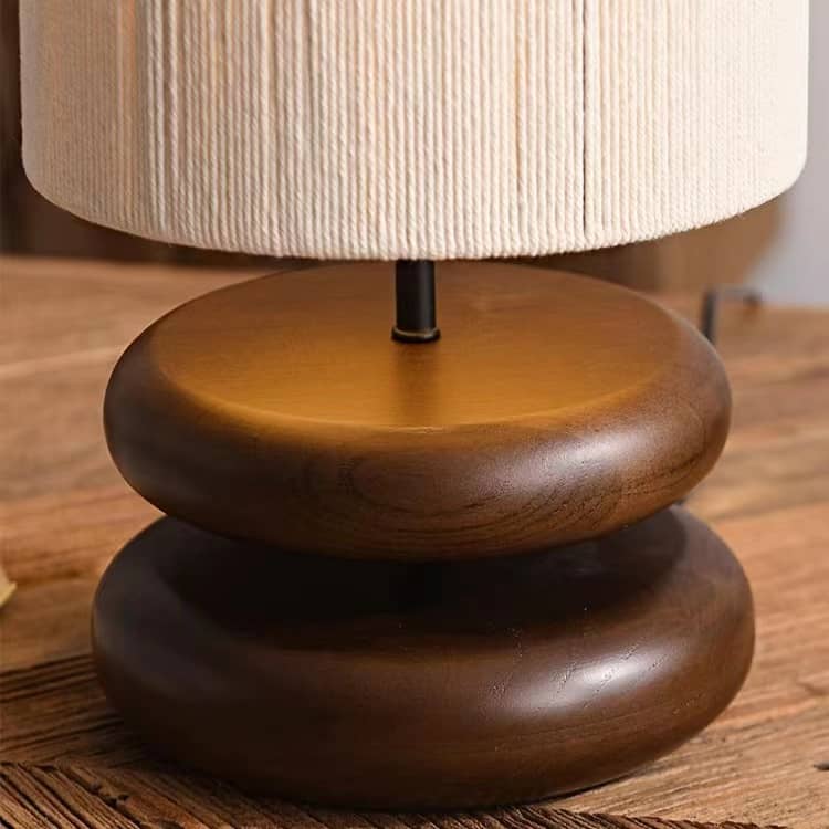 Japanese Zen Natural Wooden Table Lamp