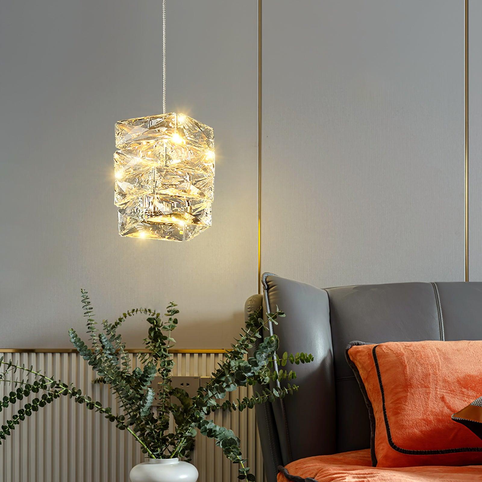 Irregular Leuchten Postmodern Crystal Pendant Light