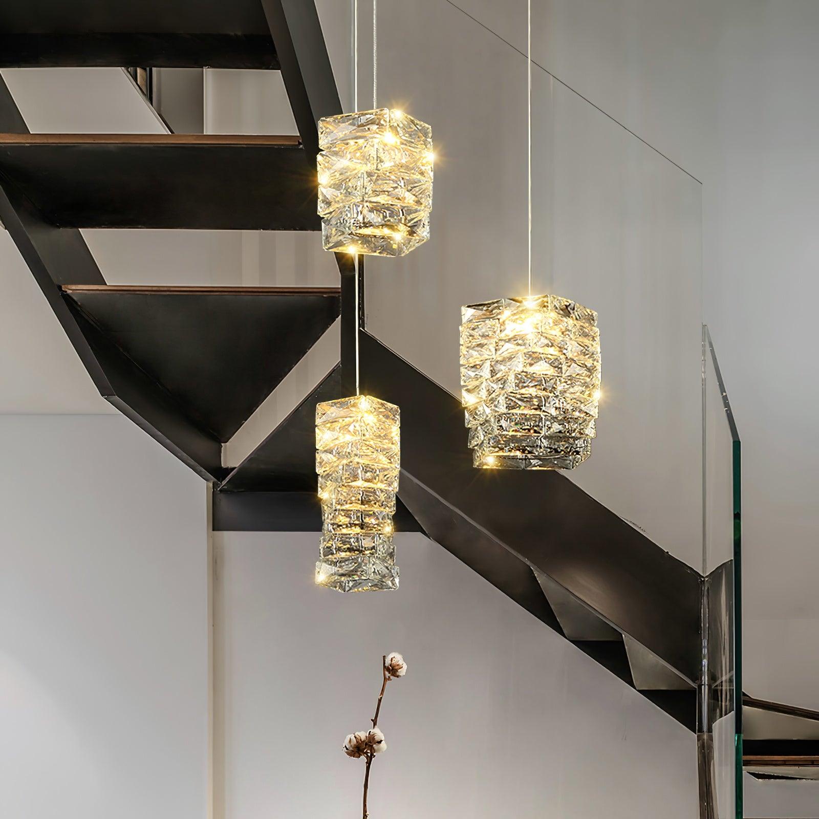 Irregular Leuchten Postmodern Crystal Pendant Light