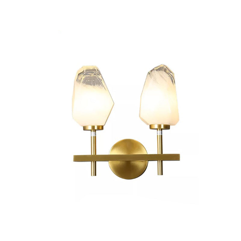 Luxury Glass Creative Copper Wall Light
