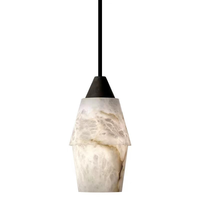 Luxury Spanish Style Natural Alabaster Pendant Light