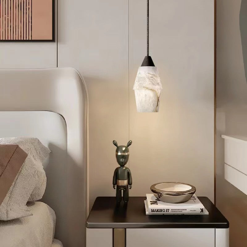 Luxury Spanish Style Natural Alabaster Pendant Light