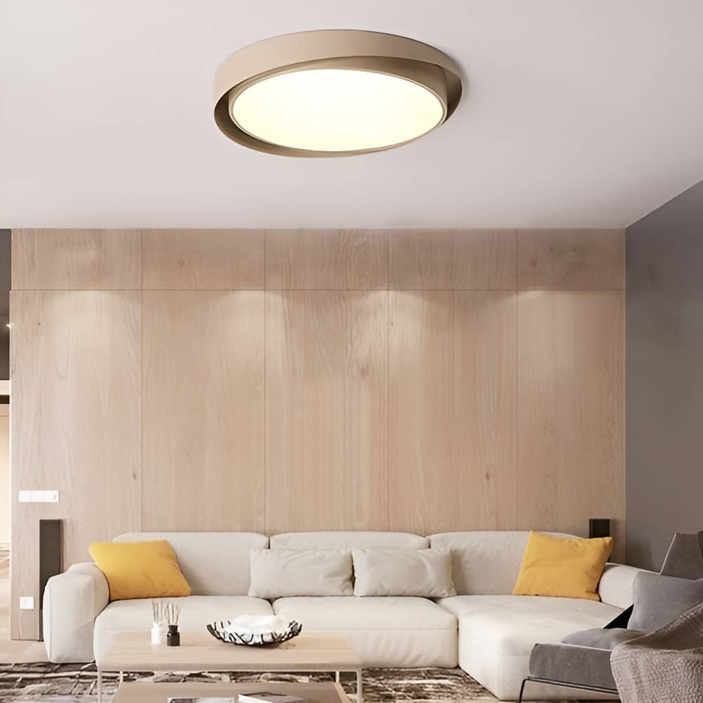 Macaron Colorful Metal Round Ceiling Lamp