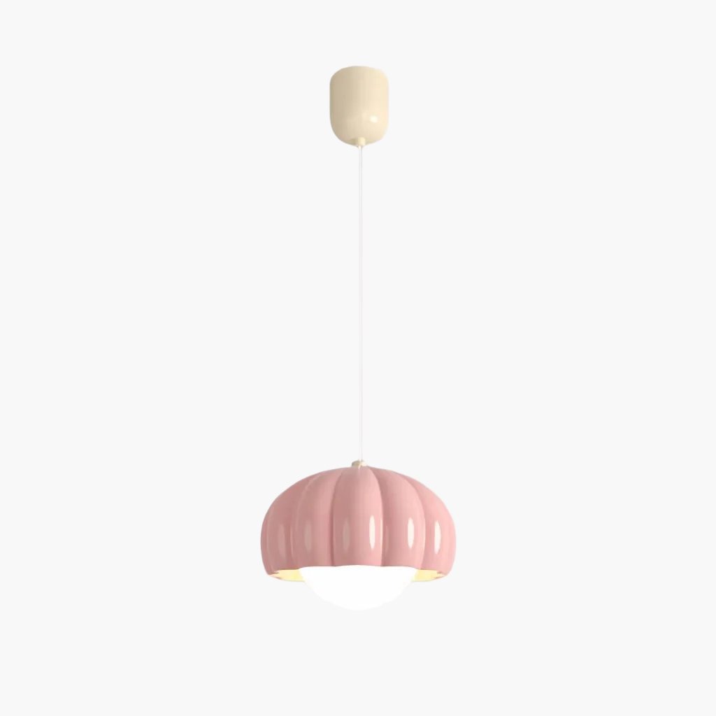 Macaron Harz Kürbis Globe Pendelleuchte