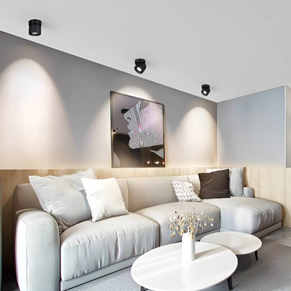 Macaron Kleine bunte LED-Deckenstrahler für Wohnzimmer