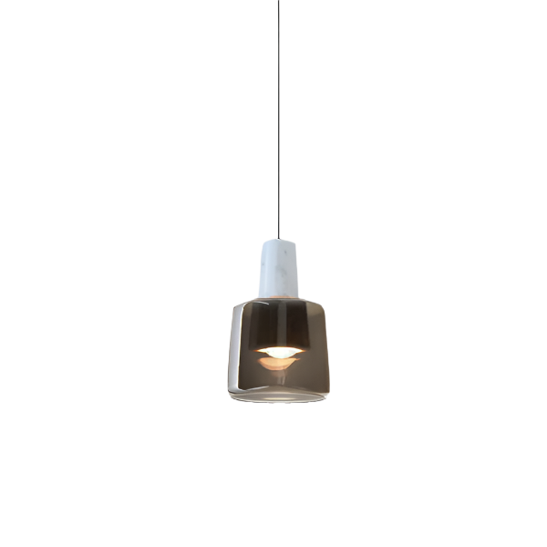 Marble Glass Minimalist LED Pendant Light