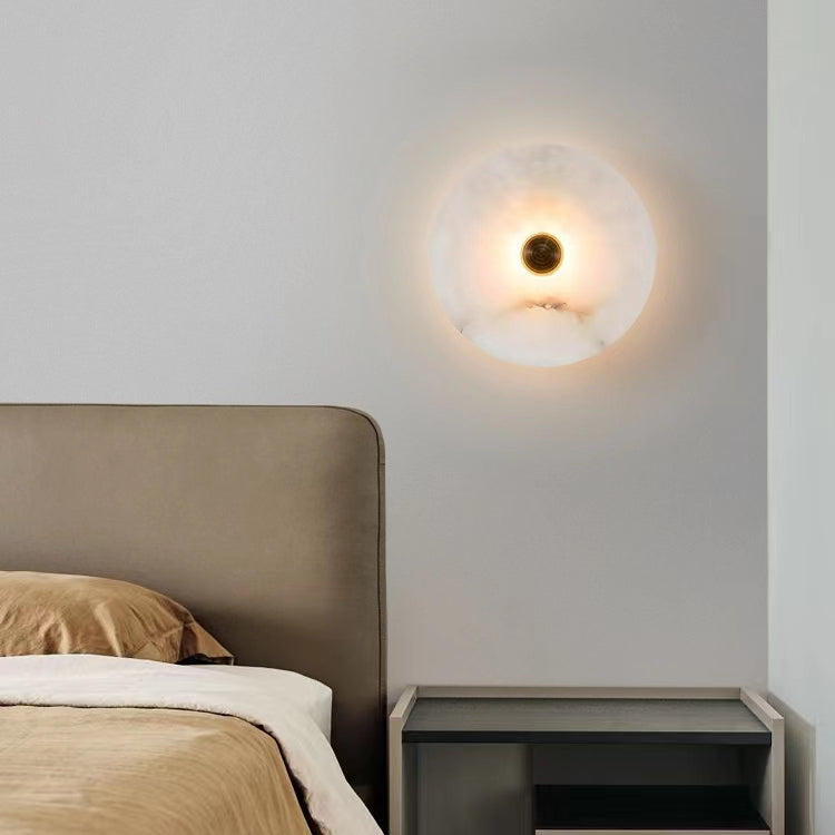 Marble Modern Minimalist Round Wall Light