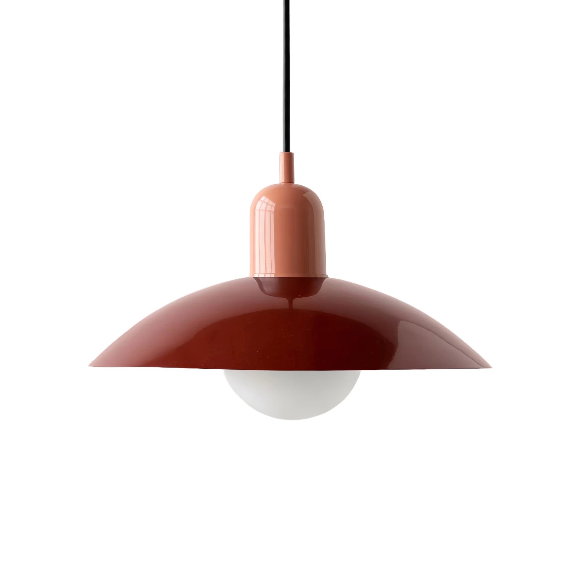 Mid Century Modern Saucer Colorful Pendant Light