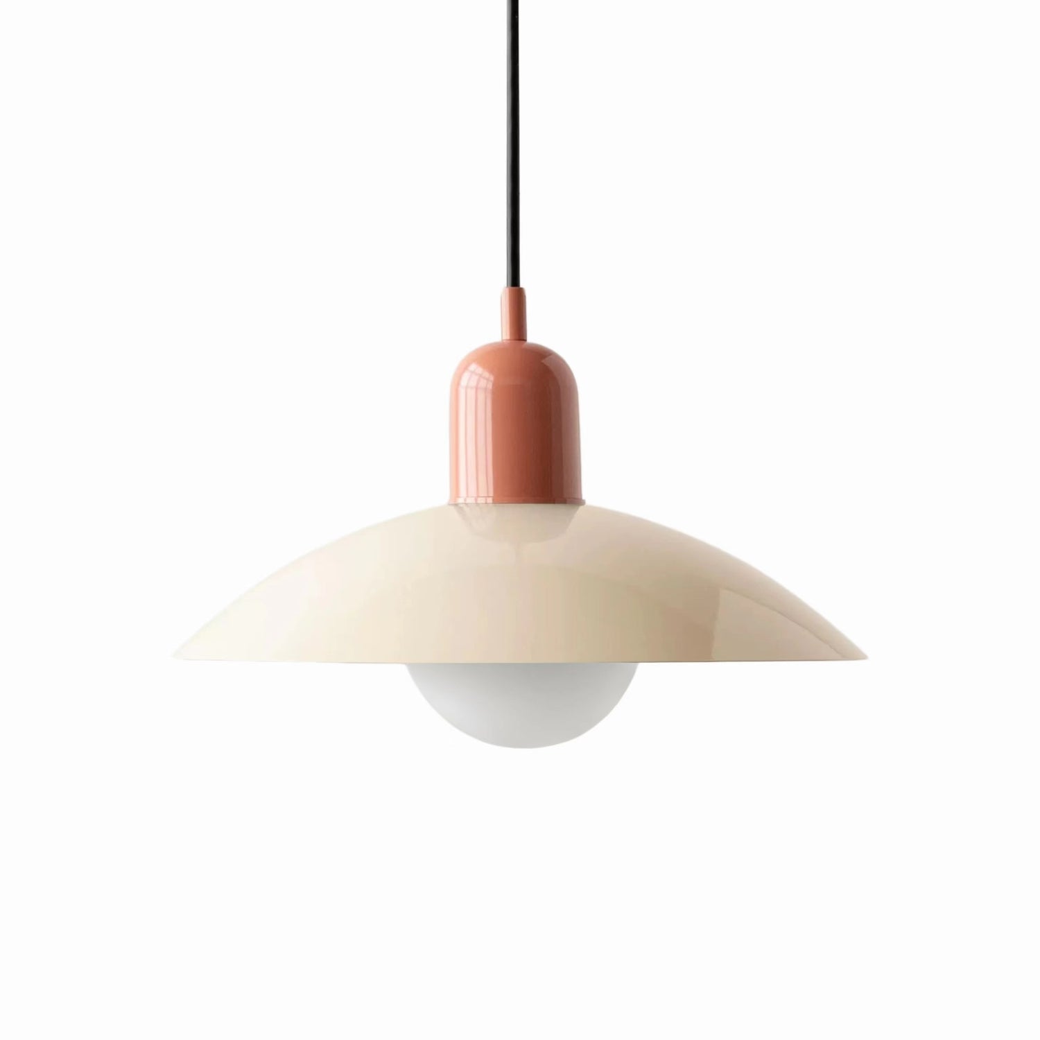 Mid Century Modern Saucer Colorful Pendant Light