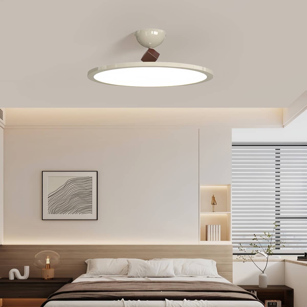 Minimalist Bauhaus LED Bedroom Ceiling Light