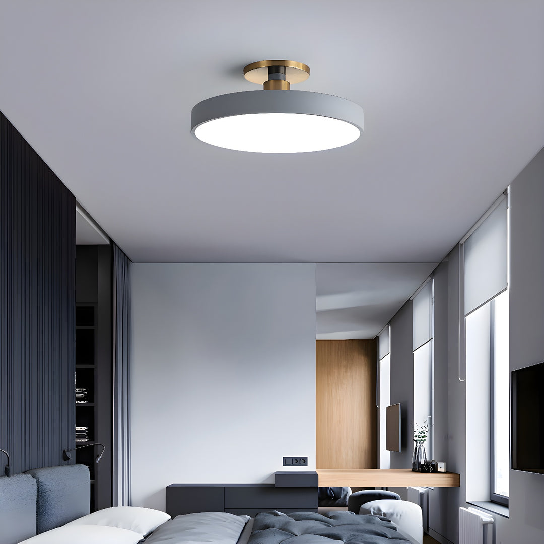 Minimalistische Macaron runde LED-Deckenleuchte