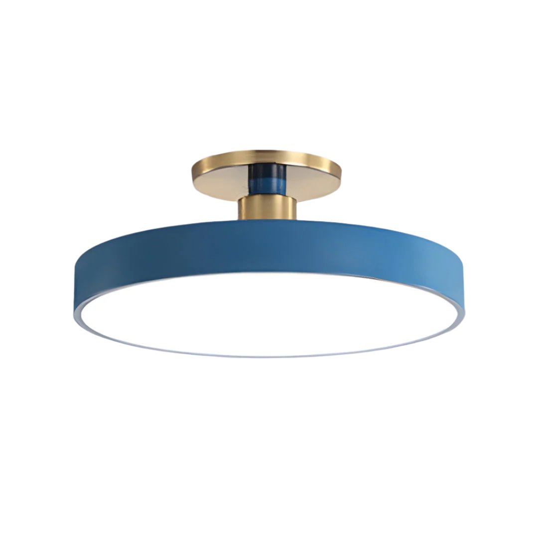 Minimalistische Macaron runde LED-Deckenleuchte