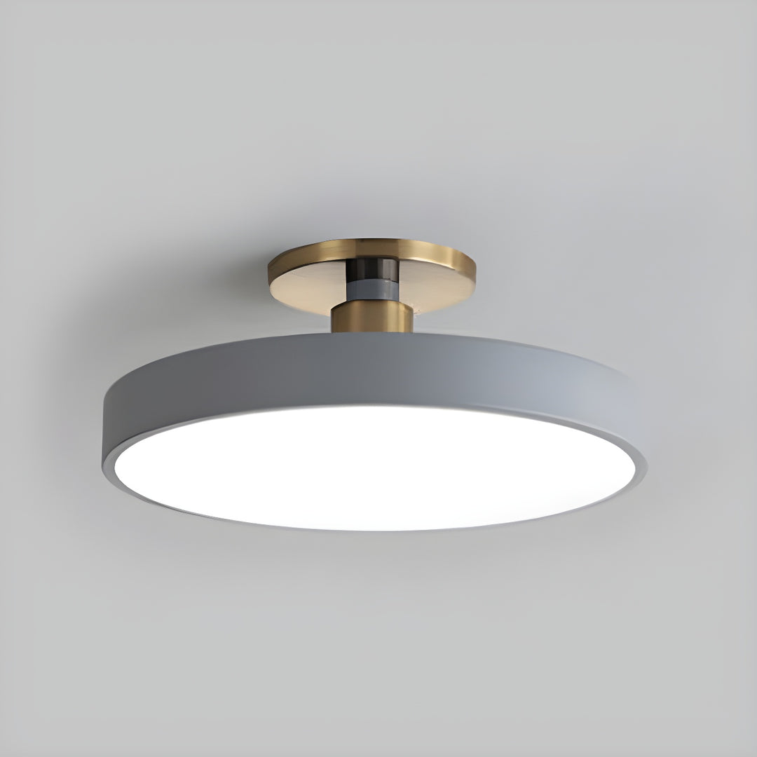 Minimalistische Macaron runde LED-Deckenleuchte