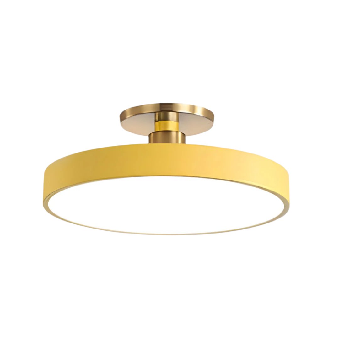 Minimalistische Macaron runde LED-Deckenleuchte