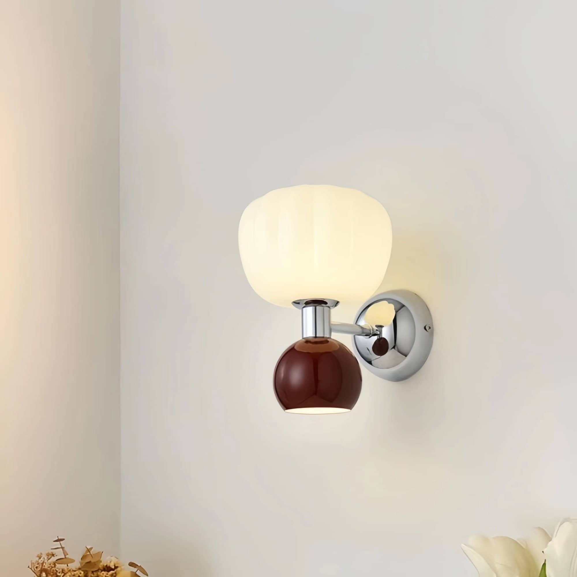 Decorative Pumpkin Bauhaus Dual Wall Light