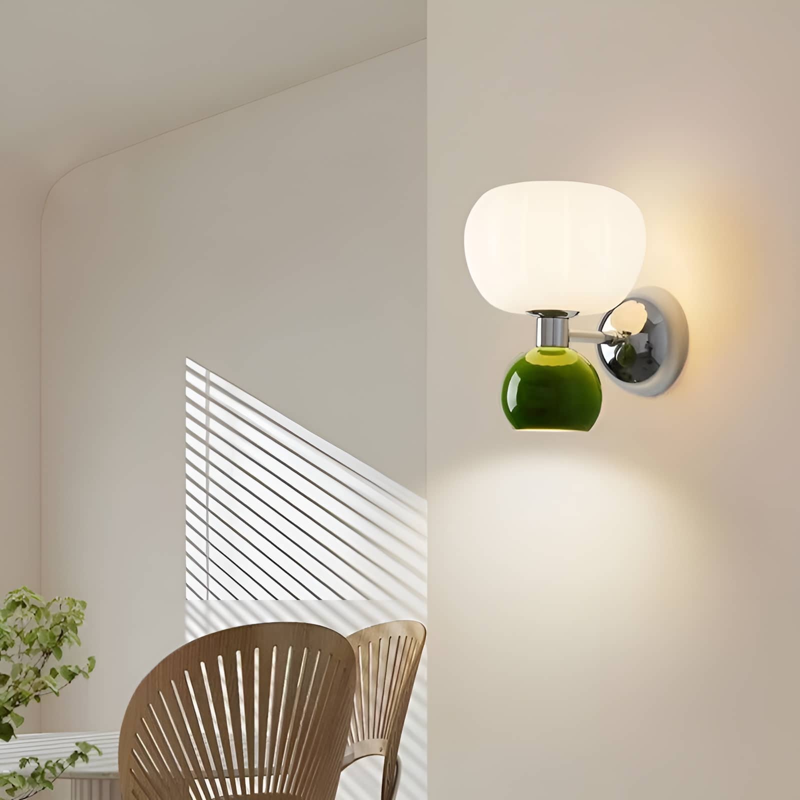 Decorative Pumpkin Bauhaus Dual Wall Light