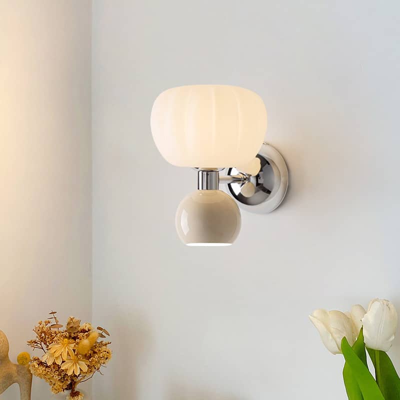 Decorative Pumpkin Bauhaus Dual Wall Light